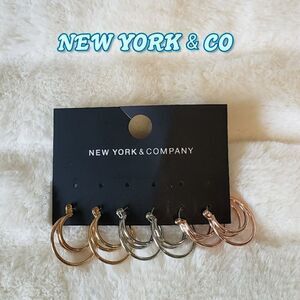 New Triple hoop earrings